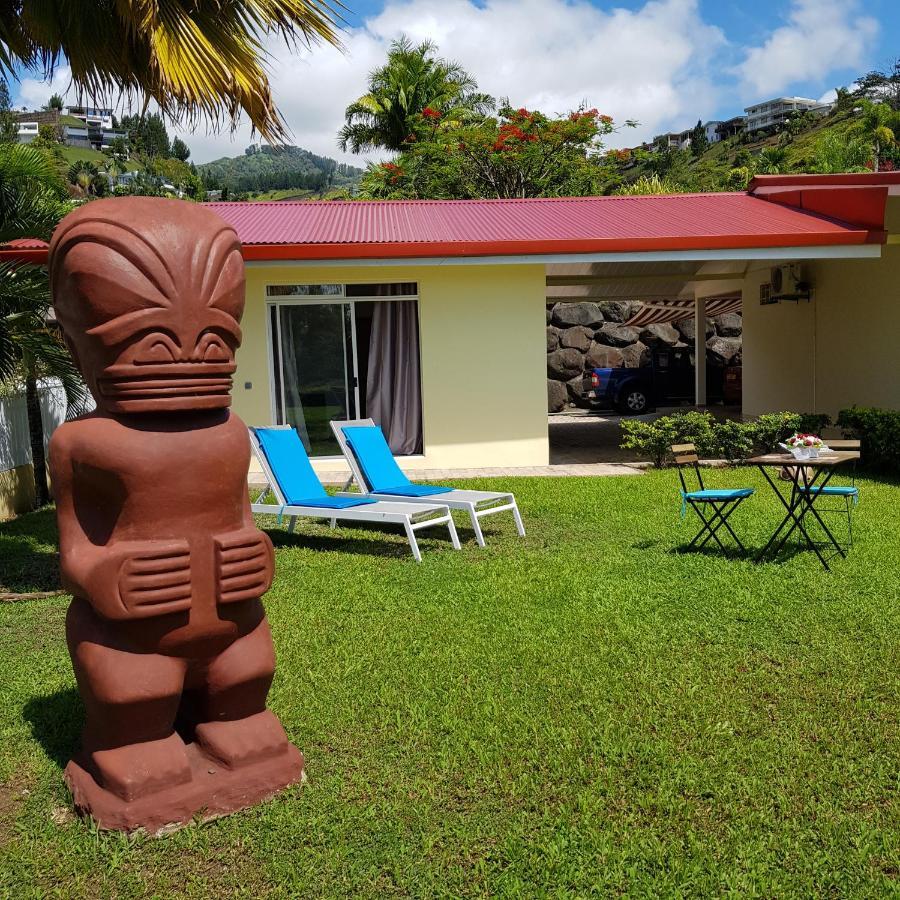 Vila Le Tiki Rouge Punaauia  Exteriér fotografie